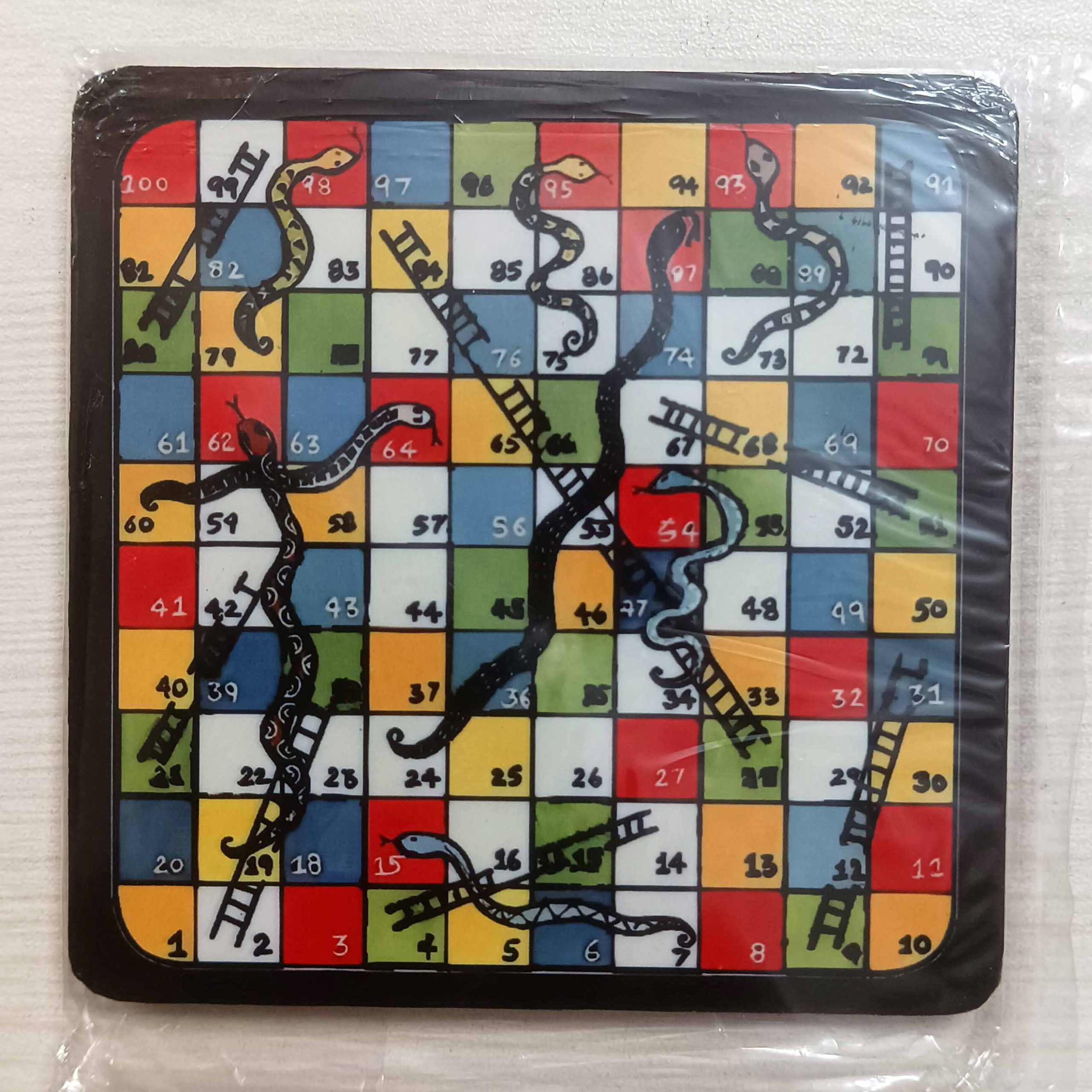 Wooden Coaster Fridge Magnet Retro Classic Game