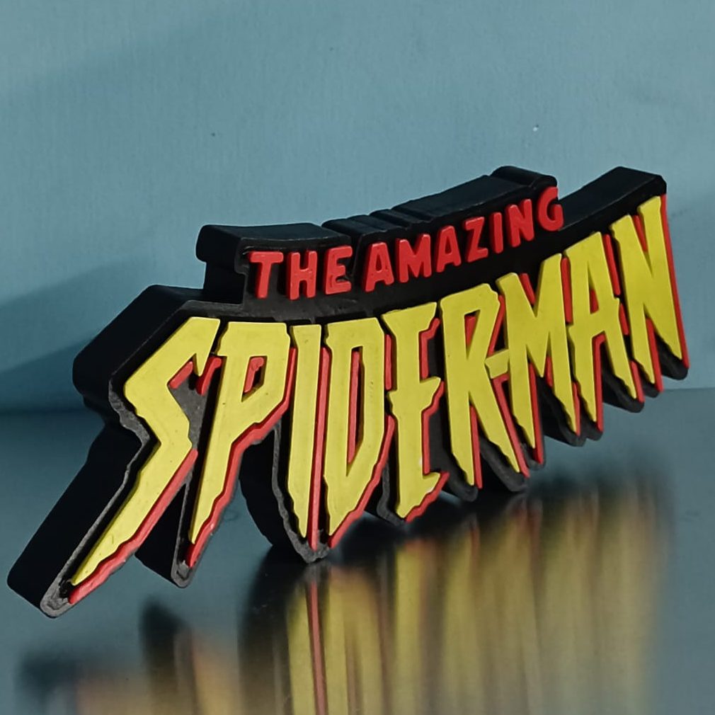 Comic 3d Logo with Magnet