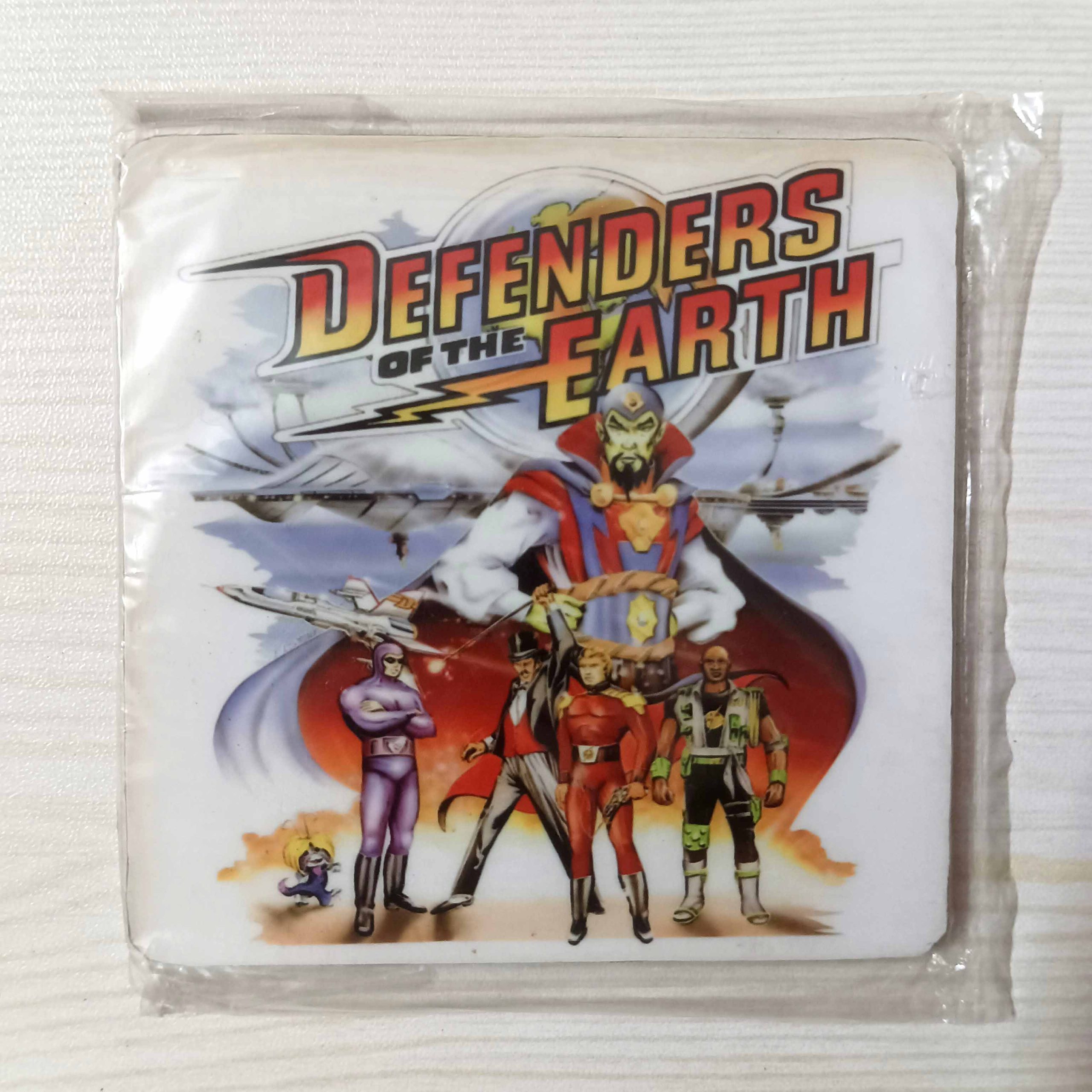 Wooden Coaster Fridge Magnet Comic Phantom