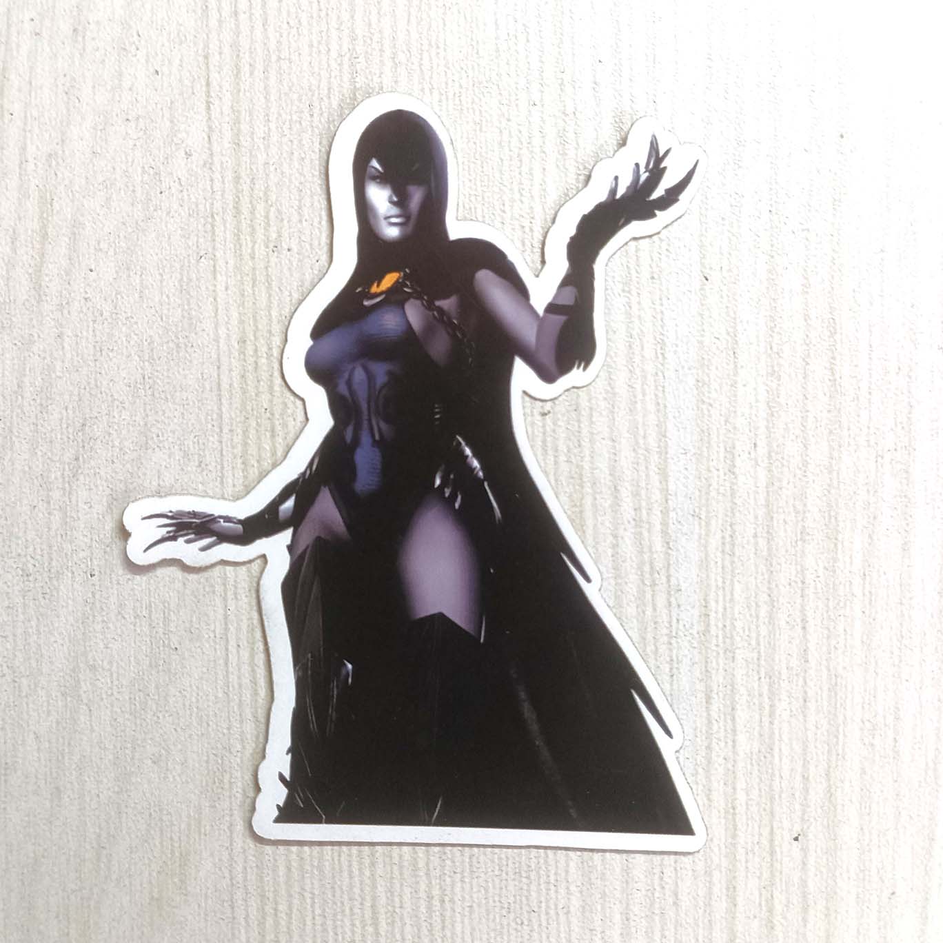 PVC Movie Character Girl Woman with Power Sticker
