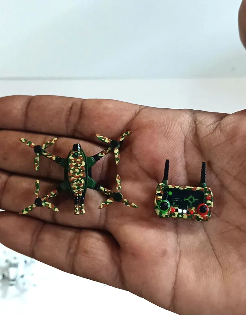 Scale 1:64 Green Drone Miniature